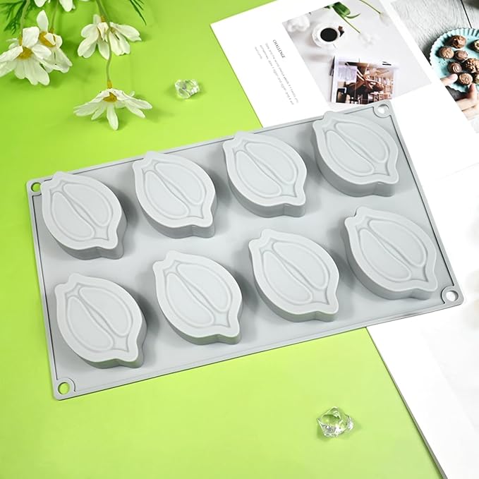 mostsom 3D Lemon Silikone Cake Mold For Baking Mousse Desserts Bakeware Cake Decorating Tools (I_ Lemon)