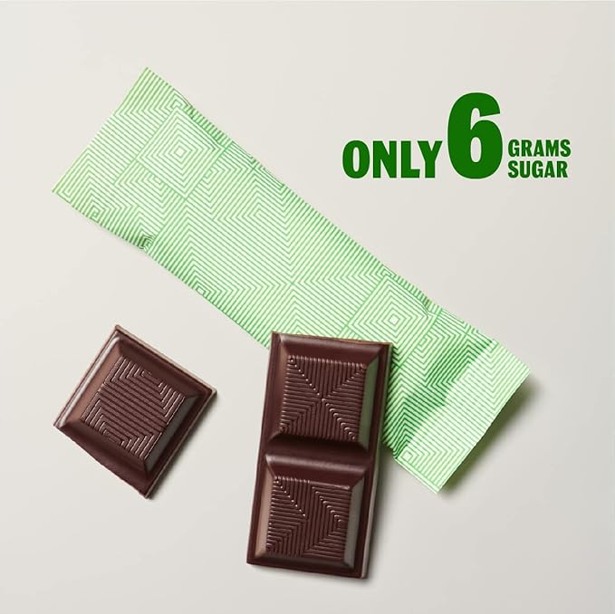 TCHO Dark Duo 75% Dark Chocolate Bars (10 pack) | Plant Based, Organic & Fair Trade, | Non GMO, Non-Dairy, Vegan Chocolate, Soy Free (2.5oz each)