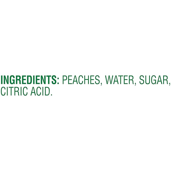 Del Monte Yellow Cling Canned Peach Halves in Heavy Syrup, 29 oz Can (Pack of 6)