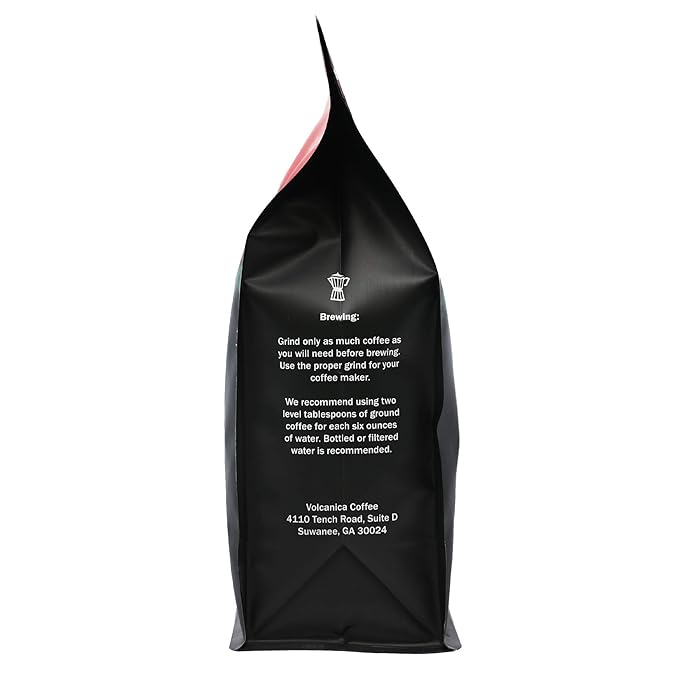 Costa Rican Coffee, Natural Process, Ground, Fresh Roasted, 16-ounce