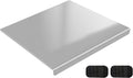 304 Stainless Steel Cutting Board with 2 Pack Non-Slip Mats, Yoposeo Heavy Duty Baking Cutting Chopping Boards for Kitchen, Meat, Fruits, Vegetables, Bread and Baking (23.6" X 15.7"/ 60 X 40cm)