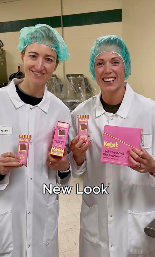 Kelsi's Brownie Batter Bites 8 x 1.5oz Dairy Free/Gluten Free Dessert/Soy Free Chocolate/Paleo Candy (Rich Raspberry Chocolate)