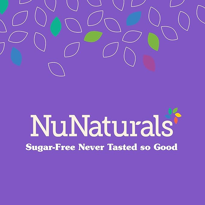 NuNaturals Stevia Syrup, Sugar-Free Sweetener, Plant-Based Sugar Substitute, Zero Calorie, Vanilla Flavor, 16 oz