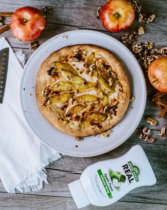 Reàl Fruit Infused Flavoring Syrup Variety - Strawberry, Raspberry, Peach, Blueberry, Black Cherry, Crisp Apple (Pack of 6, 16.9 FL OZ Bottles)