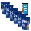 Rip's Big Bowl Cereal - PLANTSTRONG Date & Raisin and Recipe Guide (6-pack) Non-GMO Whole-Grain Plant-Based Oil Free Pack of 6 x 14oz Bags