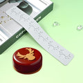 mostsom 3D Hollow Out Lace Mold Silicone Christmas Deer Head Shape Fondant Molds Chocolate Mould for Cake Pastry Decor Baking Gumpastes Moulds Decoration (N_ Deer Head)