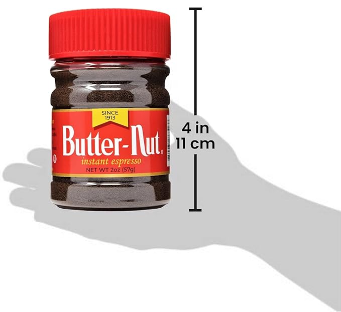 Butter-Nut Instant Espresso Coffee, 2 Ounce