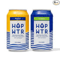 HOP WTR Sparkling Hop Water, Classic 6 Pack, Mango 6 Pack, Sugar Free, Low Carb Non Alcoholic Drinks, NA Beer, Adaptogen Drink, No Calories, Adaptogens & Nootropics for Added Benefits, 12 oz Cans