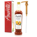 Amoretti - Armenian Apricot Beverage Infusion, 94 Servings Per Bottle (750 ml) - Drink Mix & Water Enhancer with Pump for Flavoring Cocktails, Waters, Teas, and other Beverages, Preservative Free