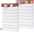 20Pack 12x2.25x2 Inches Chocolate Covered Strawberries Boxes for 6, Macaron boxes for 12, Long Box for Cocoa Bombs,Cookies,Truffle,Cake Ball