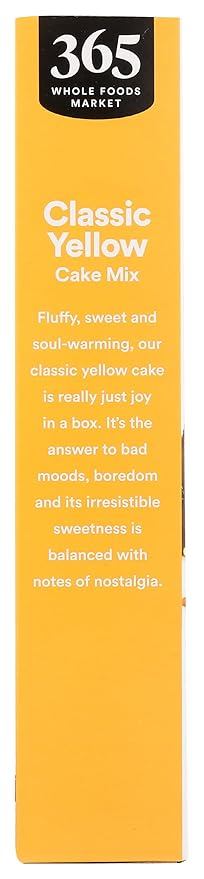365 by Whole Foods Market, Classic Yellow Cake Mix, 16 Ounce