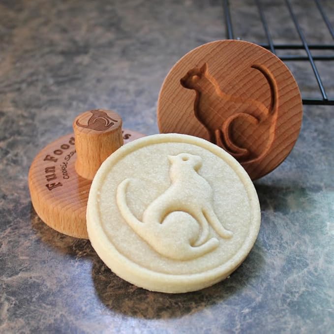 Wood Cookie Stamp, 2.5 Inch (Cat CS-069)