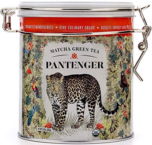 Pantenger Organic Matcha Green Tea Powder | 3 OZ - 70 Servings | Authentic Japanese Matcha Powder | Premium First Harvest | Latte & Smoothie Grade.