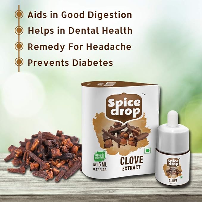 Spice Drop Variety Combo Pack Of 7 |Chai Masala, Cardamom, Ginger, Lemongrass, Cinnamon, Clove, And Black Pepper Extract| Vegan | Natural Extracts |180 Drops Each | 0.17 Oz * Set Of 7