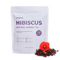 Lynginya Hibiscus Tea, 20 Tea Bags - Premium Hibiscus Leaves - Natural Herbal Tea - Sweet and Sour - No Sugar & No Caffeine