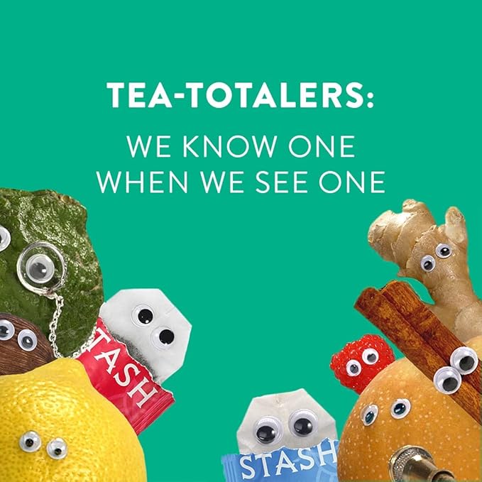 Stash Tea Bright Citrus Tea Sampler - Assortment of Caffeinated and Decaf Teas, Including Lemon Ginger, Meyer Lemon and Honey Tangerine Tea, 18-20 Count (Pack of 3)