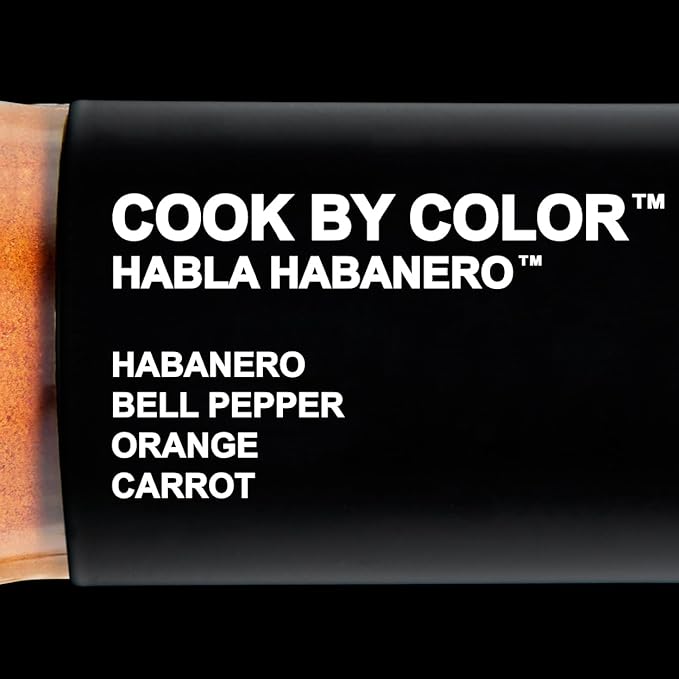 Cook by Color: Habla Habanero, Flavored Organic Agave Syrup Liquid Sweetener, Light Agave Nectar for Cocktails, Teas, Coffee, Smoothies & Cooking, Vegan, Low Carb, 350 ml Bottle, 11.8 fl oz