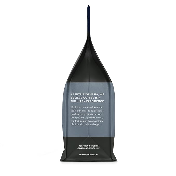 Intelligentsia Coffee, Light Roast Whole Bean Coffee - Black Cat Classic Espresso 12 Ounce Bag