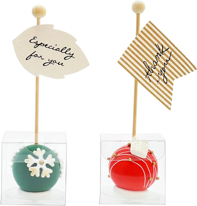 50pcs 2x2x2 Inch Clear Cake Pop Boxes with Hole Top Clear Favor Boxes Macaron Box Treat Box for Birthday Wedding Party