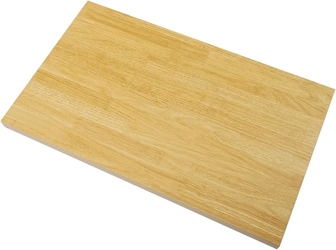 Butcher Block Countertop | 30x18in Wood Board Countertop | DIY Washer Dryer/Island/Kitchen Counter-top | countertop Cutting Board | 1102lbs Load Capacity | Wood Color | NO Base Legs, 1.38in Thick