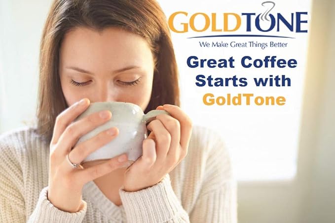 GoldTone Brand Reusable 8-12 Cup Basket Coffee Filter fits Mr. Coffee Makers and Brewers. BPA Free - (2 PACK)