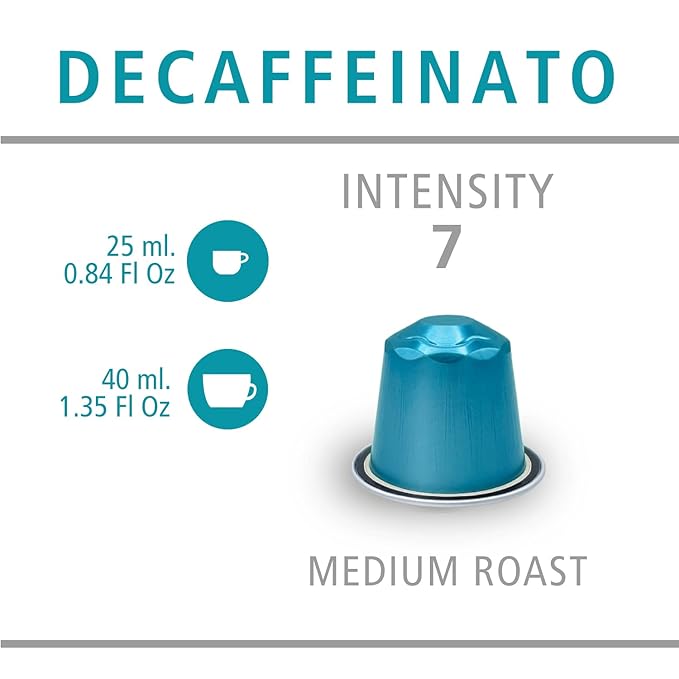 Daniels Blend Espresso Aluminum Capsules Compatible with Nespresso 120 Coffee Pods Single Server Kosher Certified Decaffeinato