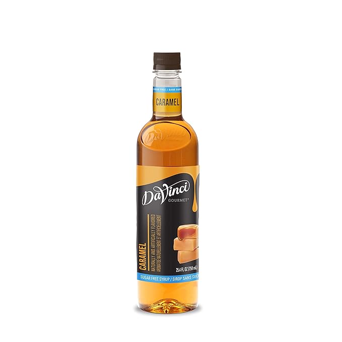 DaVinci Gourmet Sugar Free Syrup, Traditional Variety Pack - Caramel, Hazelnut, Toasted Marshmallow, Vanilla 25.4 Fl Oz (Pack of 4)