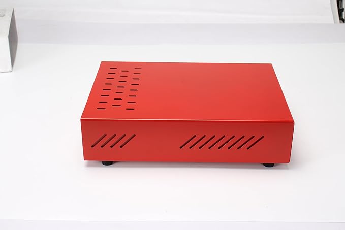 Espresso Coffee Knock Box Drawer, Stainless Steel High Bearing Capacity For Home and Commercial Use,Middle Size 13.77 x 9.84 x 3.54 inch (Red)