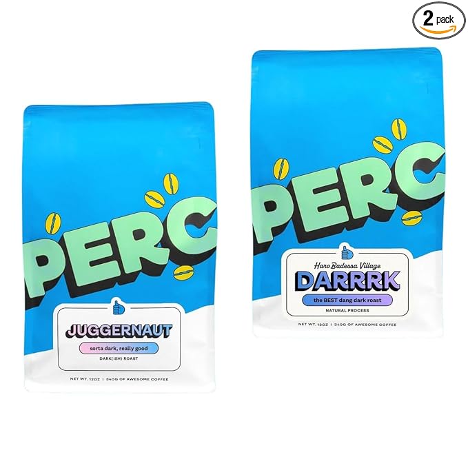 Bean Box Sampler - Roasted by Perc, 2-Pack, Whole Bean Coffee, Gourmet Coffee