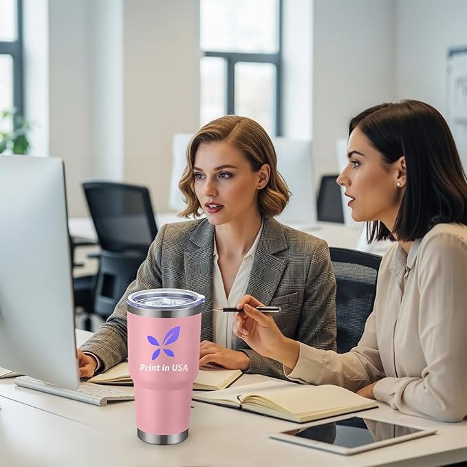 Personalized Tumbler with Pictures Text Logo,Print in USA,30oz Custom Coffee Tumbler with Lid & Straw,Double-layer Stainless Steel Custom Insulated Tumbler,Personalized Gifts As Birthday,Christmas