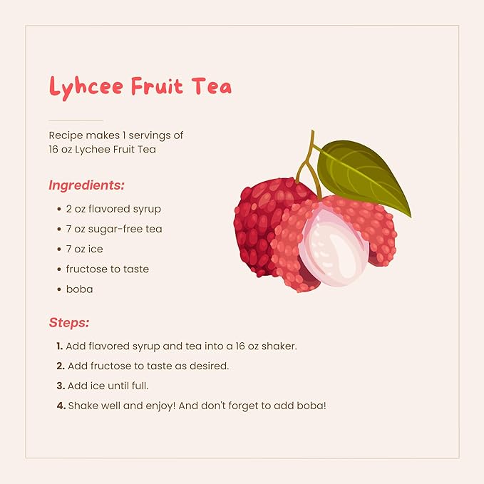Bossen Concentrated Syrup_5.5 lb (Lychee)