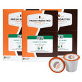 Fresh Roasted Coffee, Organic Peru | Mold & Myco 3rd Party Tested, USDA Organic, Kosher | Med Roast 72 Pods for K Cup Brewers