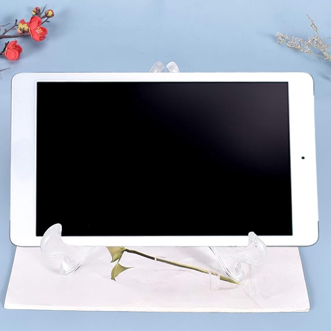 DILIBRA Display Stand Resin Mold Plate Stands for Display/Silicone Plate Holder for Epoxy Casting,Home Decoration,Pictures Frame, Fold-able Photo Frame,Artworks Display Holder,Resin Painting