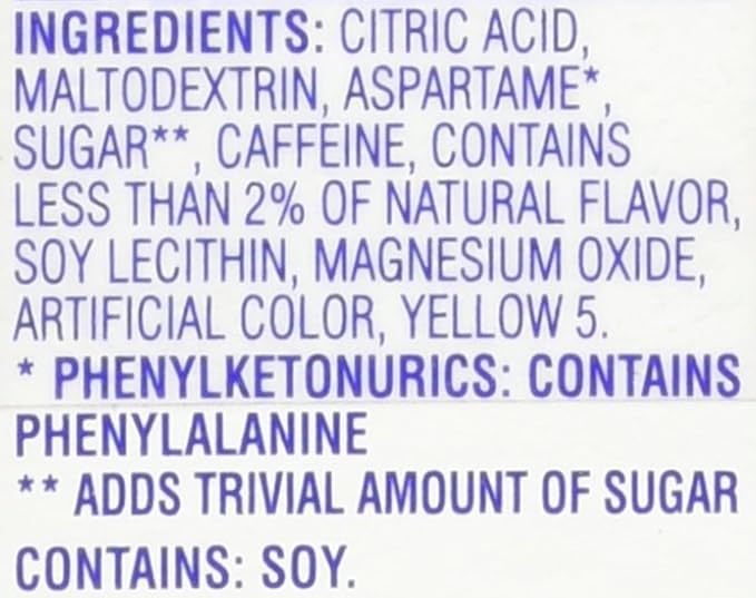 Crystal Light On The Go Citrus Caffeine, 10 Packets (Pack of 4)