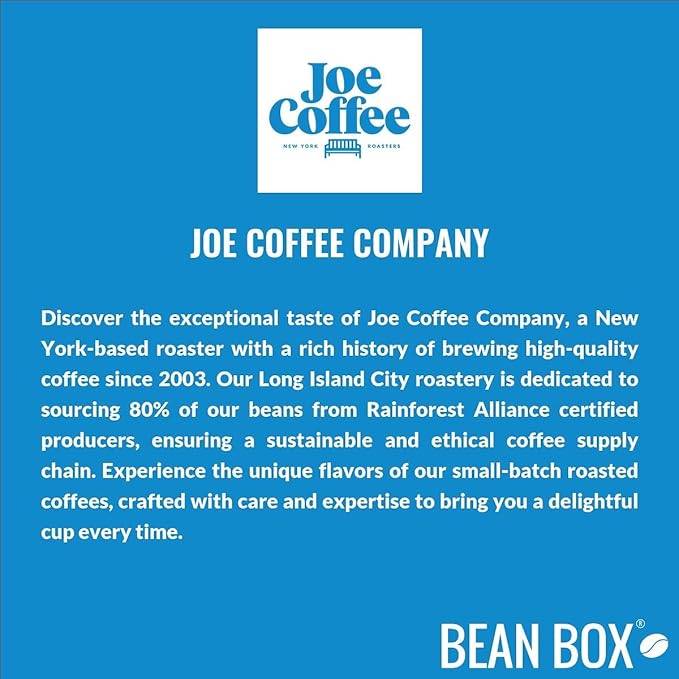 Amsterdam - Roasted by Joe Coffee Company - Whole Bean Coffee - 5 Pound Bag