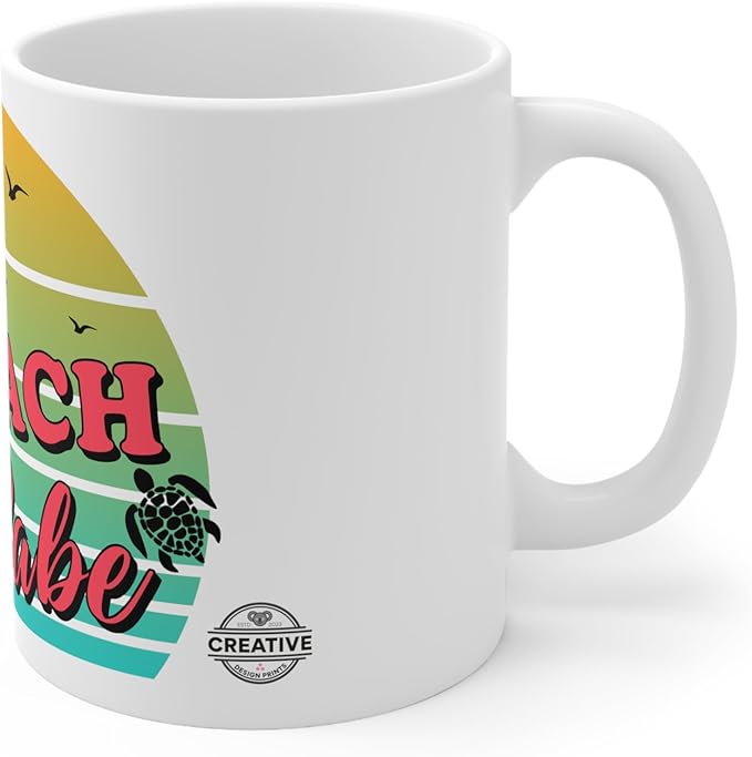 11 OZ Novelty Coffee Mugs - Christmas Gift (Beach Babe Theme)