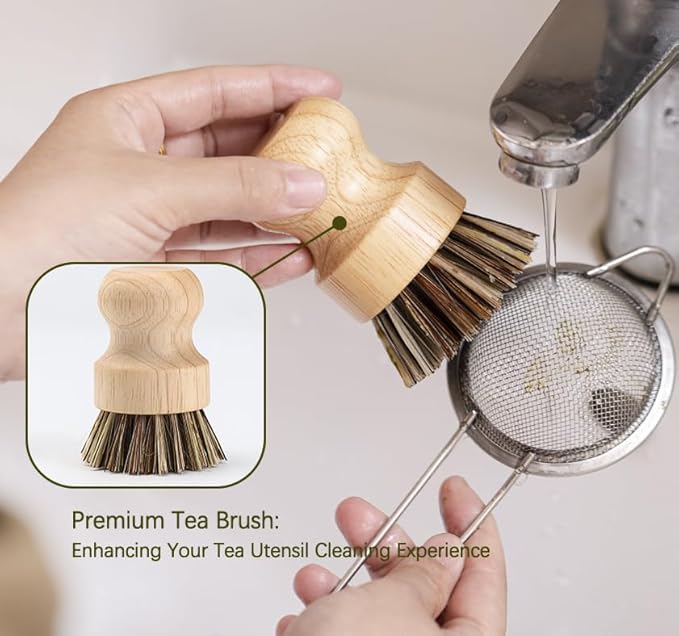 Matcha Whisk Set, Matcha Bowl with Spout and Coaster, Matcha Whisk and Holder, Sifter, Scoop, Spoon, Cleaning Brush - 10 Pcs Complete Ceramic Matcha Kit