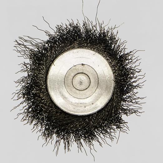 20PCS Wire Brushes - Metal Rust Removal, Polishing, Cleaning - 25mm Diameter, 3mm Shaft - Removes Burrs, Dust, and Oxide Layer - Handles Rough Surfaces - Designed for Industrial and DIY Enthusiasts