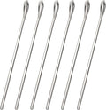 Stainless Steel Cocktail Stir Sticks with Long Handle of 6 Pieces for Coffee & Tea Drinks