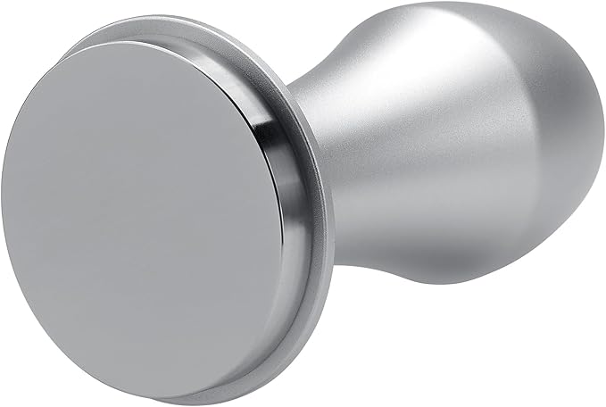 Normcore 51.5mm Coffee Tamper V4.1 with Click Sound Feedback, Spring Loaded Tamper With Stainless Steel Flat Base, Compatible with La Pavoni Europiccola and Professional Millenium, Black