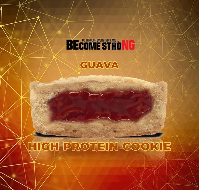 Become Strong High Protein Cookies, Apple Pie, 25g Protein, 3g Sugar, BNG Cookies (10 ct.) (Guava)