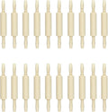 20 Pack Wood Small Rolling Pin for Kids, 7.9 Inch Kids Rolling Pin for Home Kitchen