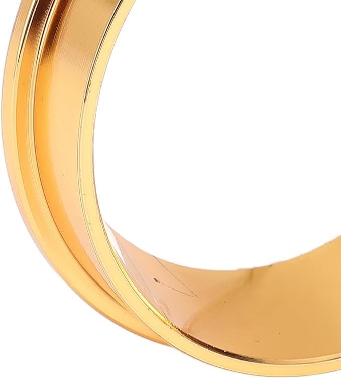 58MM Coffee Dosing Funnel, 304 Stainless Steel Coffee Dosing Ring, Universal Coffee Dosing Ring Replacement for Home Coffee Machine Tools, Gold