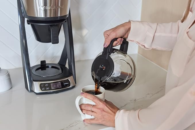 BUNN Heat N Brew Coffee Maker, 10-cup, Stainless Steel