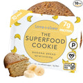 Love + Chew Superfood Soft Baked Cookies, Banana Bread Flavor, Plant Based Cookie Made With Almonds, Chia Seeds, & Bananas for Kids and Adults, Vegan Snacks, Gluten Free, Paleo, Non GMO, 10 Pack