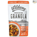 Wildway Keto Granola | Peach Pecan | Grain-Free, Certified Gluten-Free Cereal | Vegan, Low Carb | No Sugar Added | Paleo-Friendly | Non-GMO Fruit & Nut Clusters | Nutrient-Rich Snack | 8 oz, 6 Pack