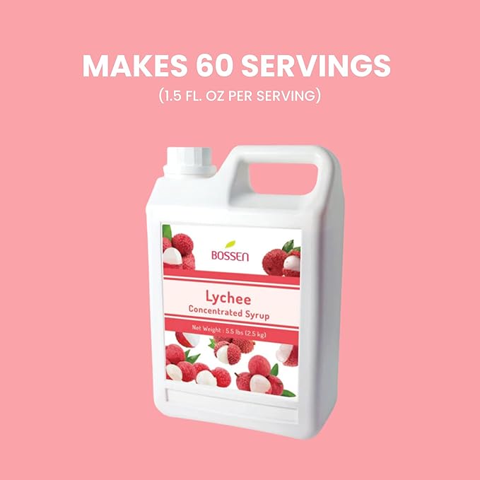 Bossen Concentrated Syrup_5.5 lb (Lychee)