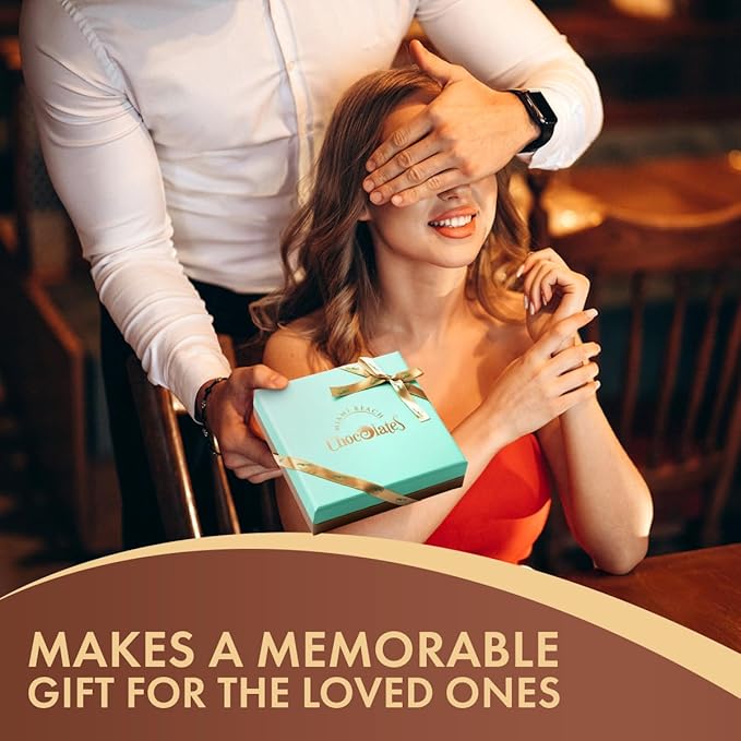 Vegan Dark Chocolate Truffles Gift Box, 9 Pieces of Chocolates Gift Box, Ultimate Assorted Chocolates for Birthdays, Holidays or Corporate Gifts, A Premium Kosher Chocolate Experience for Gifting