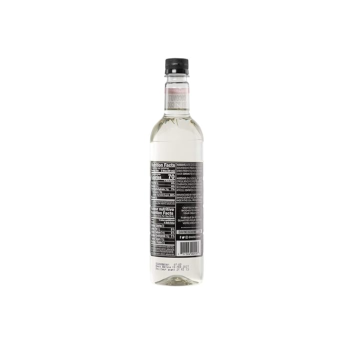 DaVinci Gourmet Classic Coconut Syrup, 25.4 Fluid Ounces (Pack of 4)