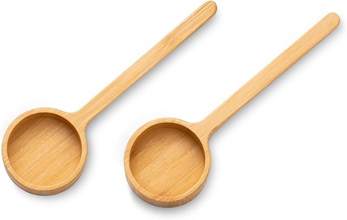 Bamboo Wooden Coffee Scoop for Jars Farmhouse Minimalist Food Jar Scoop